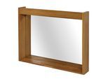 TEAK-WANDSPIEGEL Braun