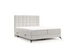 BOXBETT Niro 200/200 cm Creme im Bonita Stoff