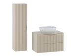 BADMÖBEL 80.6cm Tao 2er-Set Kaschmir