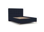 POLSTERBETT Paloma 160/200 cm Marineblau im Riva Stoff