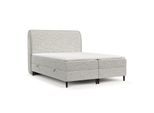 BOXBETT Lunaro 120/200 cm Hellgrau im Modesto Stoff