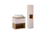 BADMÖBEL 60.4cm Riva 2er-Set Kaschmir