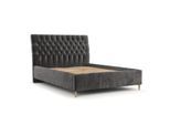POLSTERBETT Lira 120/200 cm Anthrazit im Lotta Stoff