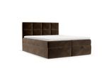 BOXBETT Velto 180/200 cm Braun im Kronos Stoff