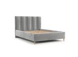 POLSTERBETT Loom 140/200 cm Hellgrau im Lotta Stoff