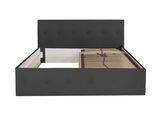 POLSTERBETT Atalanta Schwarz 160 x 200 x 40 cm Ohne Matratze und Lattenrost