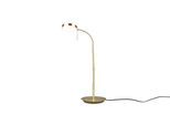 LED-Schreibistischleuchte Monza Gold max. 12 Watt