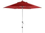 Sonnenschirm Expert Auto Tilt 280 Bordeaux/Silberfarben