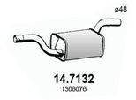 ASSO Endschalldämpfer 147132 für Volvo Ford
