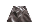 Ayyildiz , Braun, Weiß , Textil , Wellen , rechteckig , 80x300 cm , Oeko-Tex® Standard 100 , für Fußbodenheizung geeignet, schmutzabweisend, für Hausstauballergiker geeignet, lichtunempfindlich, antistatisch, pflegeleicht, strapazierfähig, leicht zusammenrollbar , Teppiche & Böden, Teppichläufer & Vorleger