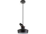 PACO HOME Pendelleuchte "INKA M", schwarz, 1, Leuchten, Hängelampe Esszimmer Küchenlampe Hängend Esstischlampe Innen Gold, Pendelleuchte