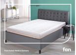 Topper FAN "Big Komfort Plus, 7 Zonen Topper 90x200, 180x200 cm & weitere Größen", weiß, B:140cm H:10cm L:200cm, Kaltschaum, Topper, Matratze, Boxspringbett, Hausstauballergiker geeignet, ergonomisch