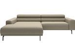 Ecksofa "Tossa, Modernes Design trifft smarte Funktione, Breite 258 cm", beige (sand melange), B:258cm H:71cm T:217cm, 24% Polyester, 76% Polyacryl, SCHÖNER WOHNEN-KOLLEKTION, Sofas, Ecksofa, Motorischer Sitzvorzug, Kopfteil-Funktion & Saugroboter-Höhe