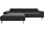Ecksofa "Tossa, Modernes Design trifft smarte Funktione, Breite 258 cm", grau (anthrazit), B:258cm H:71cm T:217cm, 95% Polyester, 5% Nylon, SCHÖNER WOHNEN-KOLLEKTION, Sofas, Ecksofa, Motorischer Sitzvorzug, Kopfteil-Funktion & Saugroboter-Höhe