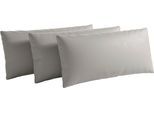 Sofakissen SIT & MORE "Vanity Leder", light grau, B:60cm H:30cm T:12cm, Leder, Polsterauflagen, Sofakissen