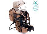 Rückentrage FILLIKID "Adventure", Baby, beige (dessertbeige), Polyester, Babytragen