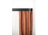 Schienensystem GARESA "Kunststoffschiene mit Blende", schwarz, L:170cm T:7,5cm, Kunststoff, Gardinenstangen, Schienensystem, seitlich mit 2 Rundbögen (kein Spalt zwischen Vorhang und Wand)