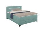 Boxbett Jerry Türkis Ca. 140x200cm 140/200 cm Türkis