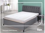 Topper FAN "Big Komfort Plus, 7 Zonen Topper 90x200, 180x200 cm & weitere Größen", weiß, B:180cm H:10cm L:200cm, Kaltschaum, Topper, Topper, Matratze, Boxspringbett, Hausstauballergiker geeignet, ergonomisch