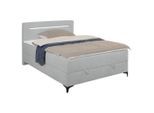Boxbett Jerry Silberfarben Ca. 140x200cm 140/200 cm Silberfarben