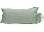 Kissenbezüge PRIMERA "Kissenbezüge »Stone Washed«, Primera (2 Stück)", grün (olive), B:40cm L:80cm, Renforcé, Obermaterial: 100% Baumwolle, Kissenbezüge, Kissenbezüge, mit Stone-Washed Optik