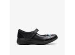 Relda Spark Kinderen Zwarte Leren Schoenen