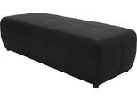 Hocker DOMO COLLECTION "BRANDON, komfortabel", schwarz, B:150cm H:42cm T:60cm, Luxus-Kunstleder;100% Polyurethan, Hocker, Hocker, große Ausführung passend zu "Brandon", auch in Cord