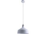 PACO HOME Pendelleuchte "JAMES", weiß, 1, Ø 30cm H: 172cm, Leuchten, Hängelampe Esszimmer Küchenlampe Hängend Esstischlampe Innen Gold, Pendelleuchte