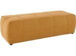 Hocker DOMO COLLECTION "BRANDON, komfortabel", orange (mango), B:150cm H:40cm T:60cm, Kunstleder SOFTLUX;Luxus-Microfaser in Antikleder-Optik(100% Polyester);Luxus-Microfaser (100% Polyester), Hocker, Hocker, große Ausführung passend zu "Brandon", auch in Cord
