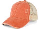 styleBREAKER "Ponytail Baseball Cap Used Look mit Mesh Einsatz" 1 Stk.