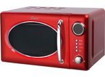 SALCO Mikrowelle "SRM-20.5G", rot, B:44cm H:44cm T:36cm, Mikrowellen, im Retrostyle, Mikrowelle