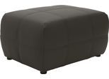 Hocker DOMO COLLECTION "BRANDON, komfortabel", grau, B:80cm H:42cm T:60cm, Luxus-Kunstleder;100% Polyurethan, Hocker, Hocker, kleine Ausführung, passend zu "Brandon" in Leder und Luxus-Kunstleder
