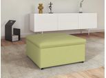 Hocker DOMO COLLECTION "SPLASH 87x87 cm, komfortabel, modernes Design", gelb (gelb, grün), B:87cm H:40cm T:87cm, 100% Polyester, Hocker, Hocker