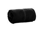 SOLS Atol Microvezel-handdoek (Zwart)