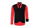 Shirt with vest and tie set of 3