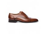 Chapman & Moore Heren Bruine Effen Leren Brogue Cap-Toe Oxford Schoenen
