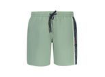 Noorwegen 1963 Groene Poliammide Heren Zwem Boxer