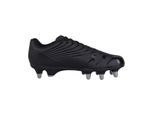 Canterbury Heren Stampede Team 2025 Soft Ground Rugby Laarzen (Zwart/Zilver)