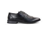 Klassische Derby-Oxford-Schuhe für Herren in Schwarz