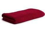 Saunatuch MÖVE "Superwuschel", rot (ruby), B:80cm L:200cm, Walkfrottee, Baumwolle, Handtücher, mit Stick Möve