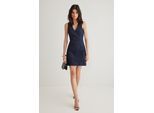 Marineblauwe jurk