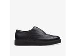 Glickly Brogue 2 Zwarte Leren Schoenen