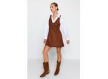 Unifarben mini mouwloze casual slim fit jurken voor dames