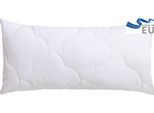 Microfaserkissen OTTO HOME "Mondschein, Kopfkissen 1-tlg. oder 2-tlg. 40x80 oder 80x80 cm", weiß, B:40cm L:80cm, Bezug: 100% Polyester. Füllung: 100% Polyester, Kopfkissen, Microfaserkissen, Kissen, allergiker geeignet (für Hausstauballergiker)