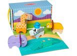 Spielbausteine SPIN MASTER "Melissa & Doug Blockables Safari", bunt, Spielbausteine, Baby, Holz, Spielbausteine