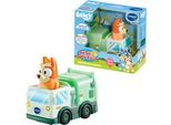 Spielzeug-Müllwagen VTECH "Tut Tut Baby Flitzer - Bingos Müllwagen", bunt, Spielzeugfahrzeuge, KinderB:9,2cm H:9cm T:5,5cm, Kunststoff, Spielzeug-Müllwagen, mit Licht und Sound, B:9,2cm H:9cm T:5,5cm