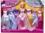 Anziehpuppe SIMBA "Steffi Love, Princess Fashion", bunt, Puppen, Kinder, Anziehpuppe, mit 7 verschiedenen Kleidern