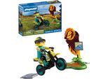 Konstruktions-Spielset PLAYMOBIL "Offroad Motorrad (72065), City Action", bunt, Spielbausteine, Kinder, Kunststoff, Konstruktions-Spielset, Made in Europe