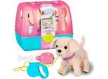 Plüschfigur BABY BORN "Mein Hund Lucky mit Box", bunt, Plüschfiguren, KinderB:28,4cm H:24,3cm T:20cm, Plüschfigur, B:28,4cm H:24,3cm T:20cm