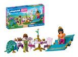 Konstruktions-Spielset PLAYMOBIL "Besuch aus der Ferne (72054), Princess", bunt, Spielbausteine, Kinder, Kunststoff, Konstruktions-Spielset, Made in Europe